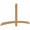 Ekena Millwork Bellingham Timber Gable Bracket, Western Red Cedar, 72"W x 36"H x 1 1/2"D x 3 1/2"F, 12/12 Pitch GBW072X36X0204BEL00SWR - alternate 4